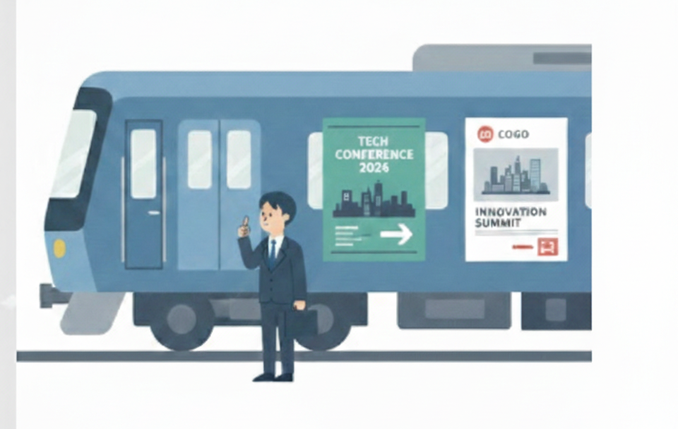 自社セミナー・展示会集客を最大化する交通広告の活用法｜オンライン施策を補完する新たな選択肢のサムネイル